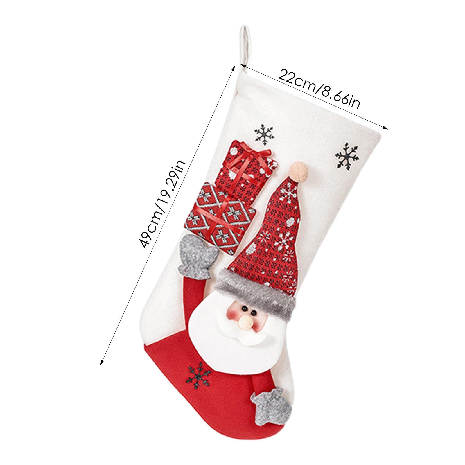 Calza di natale calze grandi classiche babbo natale pupazzo