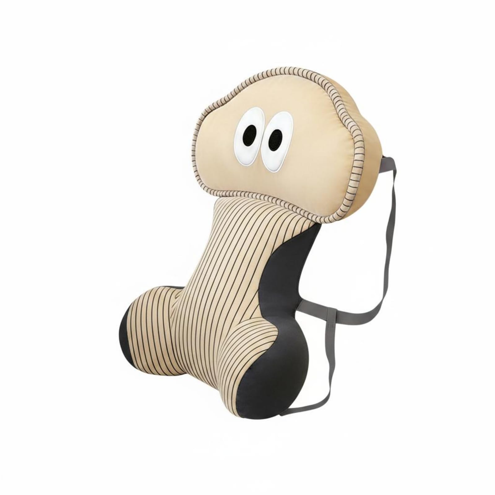 Perfeclan Cojín Ergonómico Asiento Almohadilla Respaldo Reposacabezas Cojín Silla Diseño Segmentado Ajustable con Soporte Acolchado en Poliéster y Algodón Adecuado para Oficina Lectura en Casa, Azul