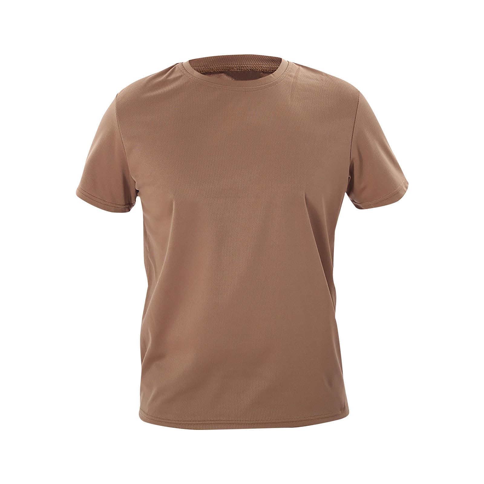 Men's Moisture Wicking T-Shirt Quick Dry Athletic Short Sleeve Crew Neck Gym Running Workout Performance Tees Tops