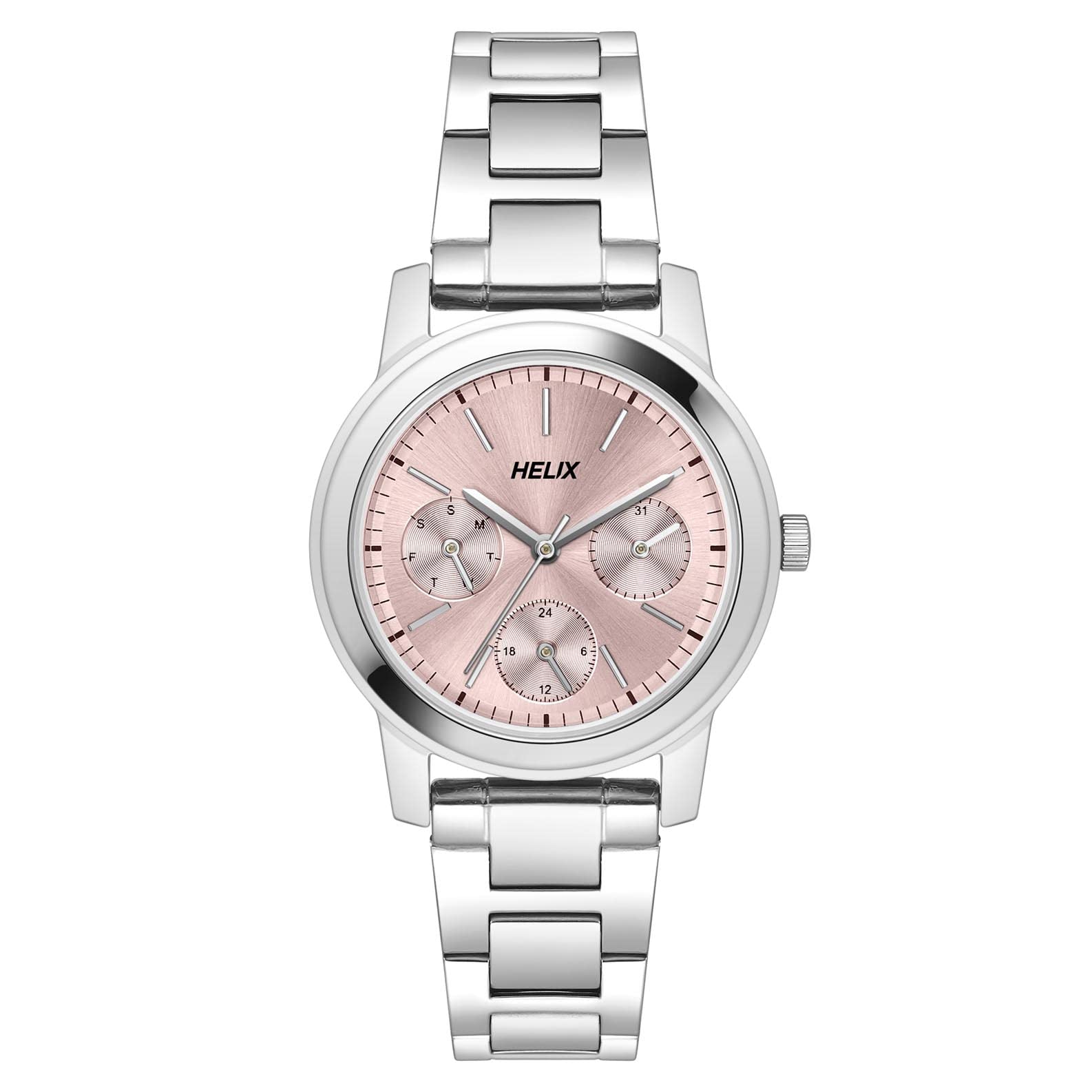 Helix Analog Pink Dial Womens Watch - TW052HL01 (B0BQY52P6W) Amazon Price History, Amazon Price Tracker