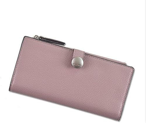 Amazon Amgrocery 長財布 レディース 軽量 薄い 大容量 シンプル 可愛い 使いやすい プレゼント パステルカラー ネールピンク 財布