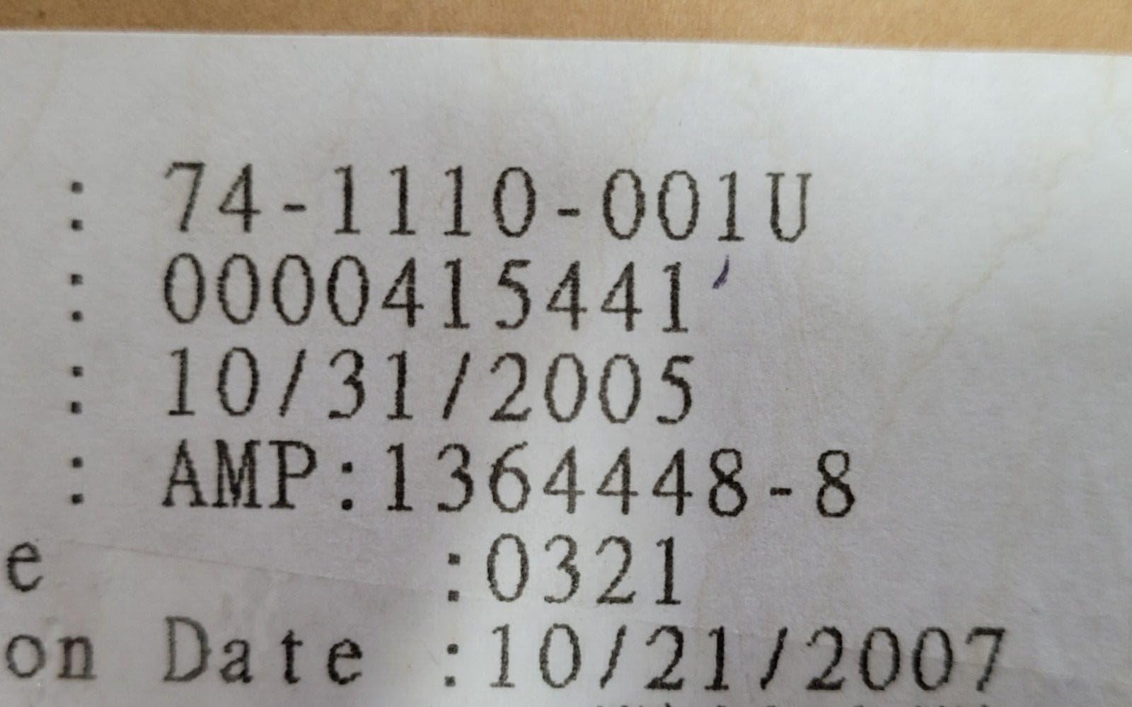 (1 PC) 1364448-8 Compatible with TYCO