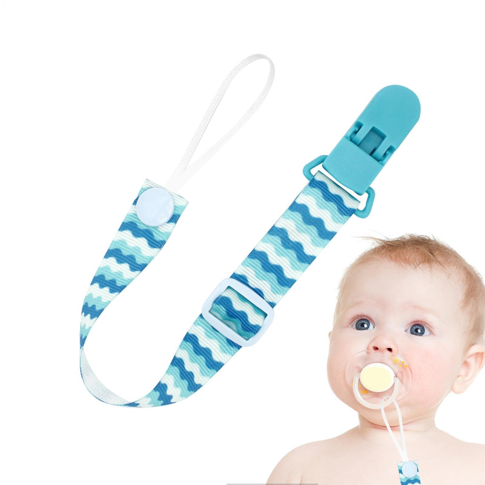 Pacifier Clip - Soother Holder with Silicone Beads | BPA Free, Adjustable Strap for Teethers, Pacifiers Toys, Safe Stylish Accessory for Adjustable and Versatile Strap — view 15