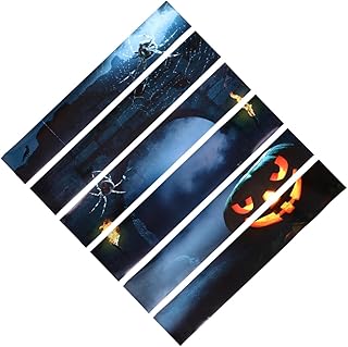 Uonlytech Adesivos De Escada Azulejos De Escada 3D Decalques De Escada De Halloween Adesivos De Escada De Halloween Adesivos 3D Decoração De Casa Adesivos De Azulejos Decalques De Escada