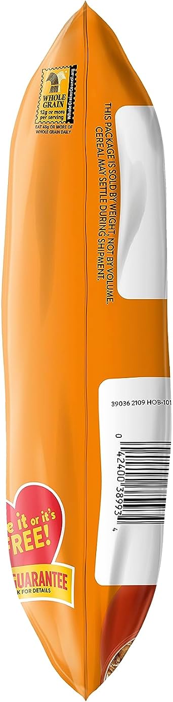 Malt-O-Meal Honey and Oat Blenders Breakfast Cereal, 32 oz Bag | Crunchy Clusters, No Artificial Flavors, Cholesterol Free, And A Convenient Resealable Package For Freshness