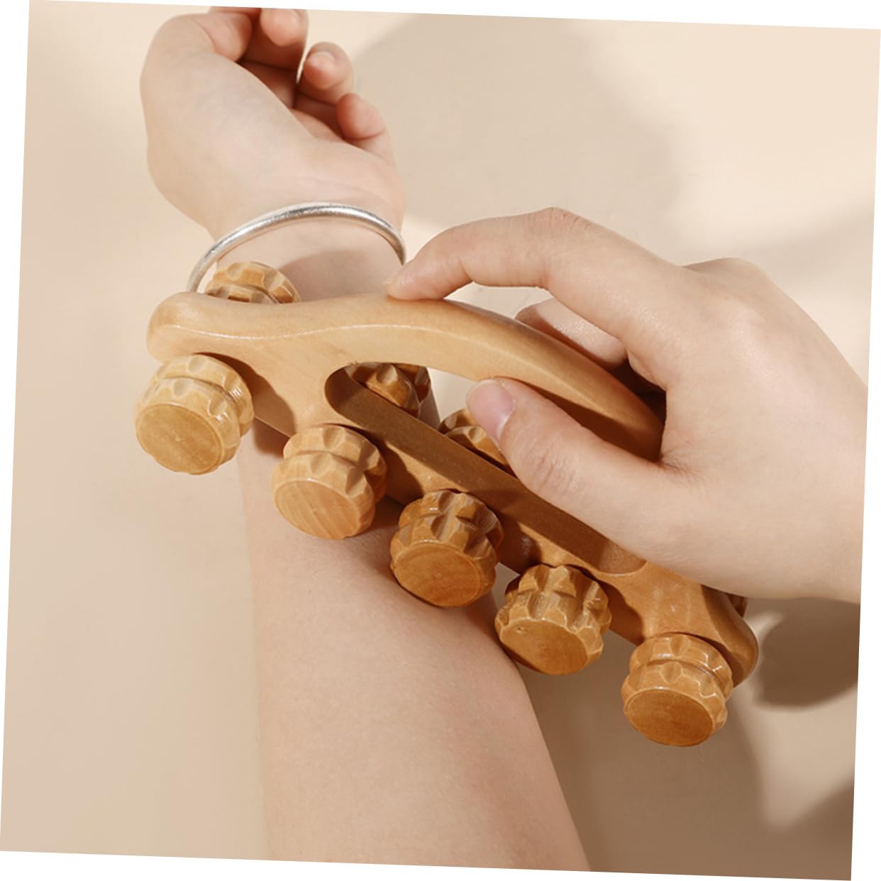 Ipetboom 8pezzi Massaggiatore Per Braccia e Schiena Strumento Stretching Per Resistente