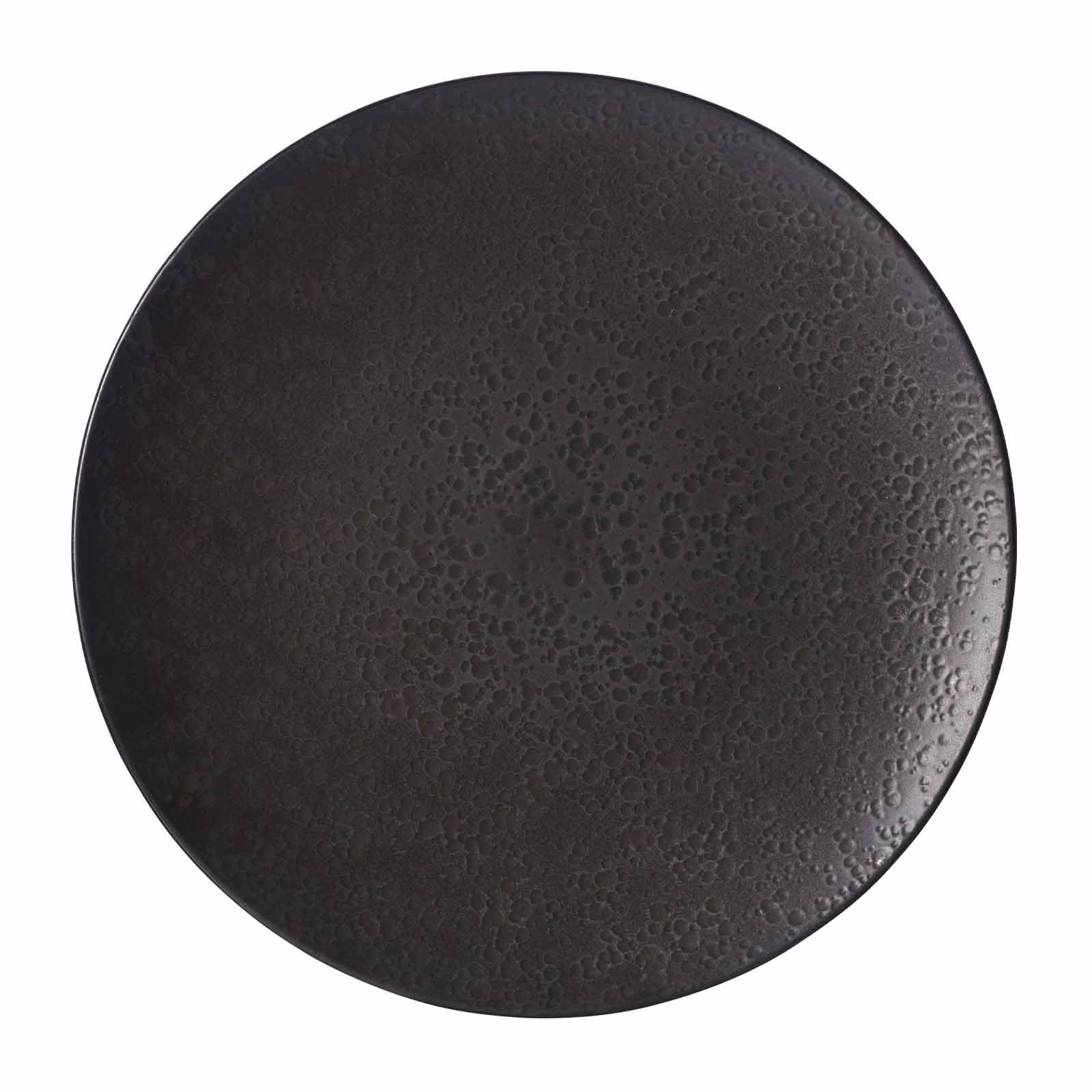 Ritzenhoff & Breker Kitwe Speiseteller, Ø28 cm, Steingut, Schwarz