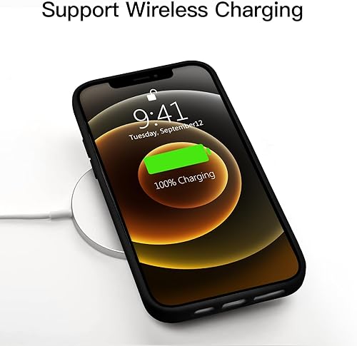 Miniatura 4 de Idocolors Bonita funda flotante de fantasma negro compatible con iPhone 11, funda de silicona líquida para ojos grandes y boca, goma de gel suave,