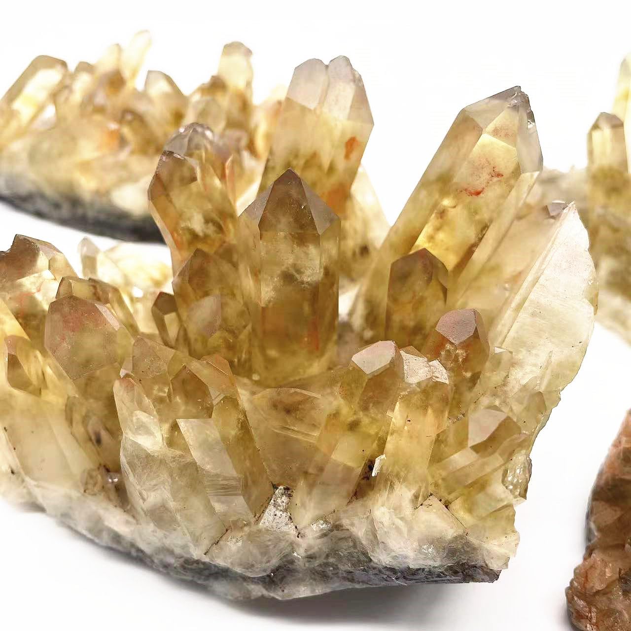 YLQUXEUV Citrine Cluster Crystal Craft Yellow Huge 700g-1000g 1pc