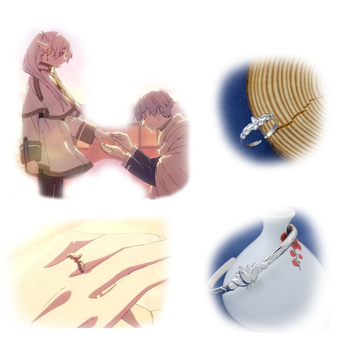 Amazon.co.jp: 葬送のフリーレン ブレスレット 指輪 リング フェルン