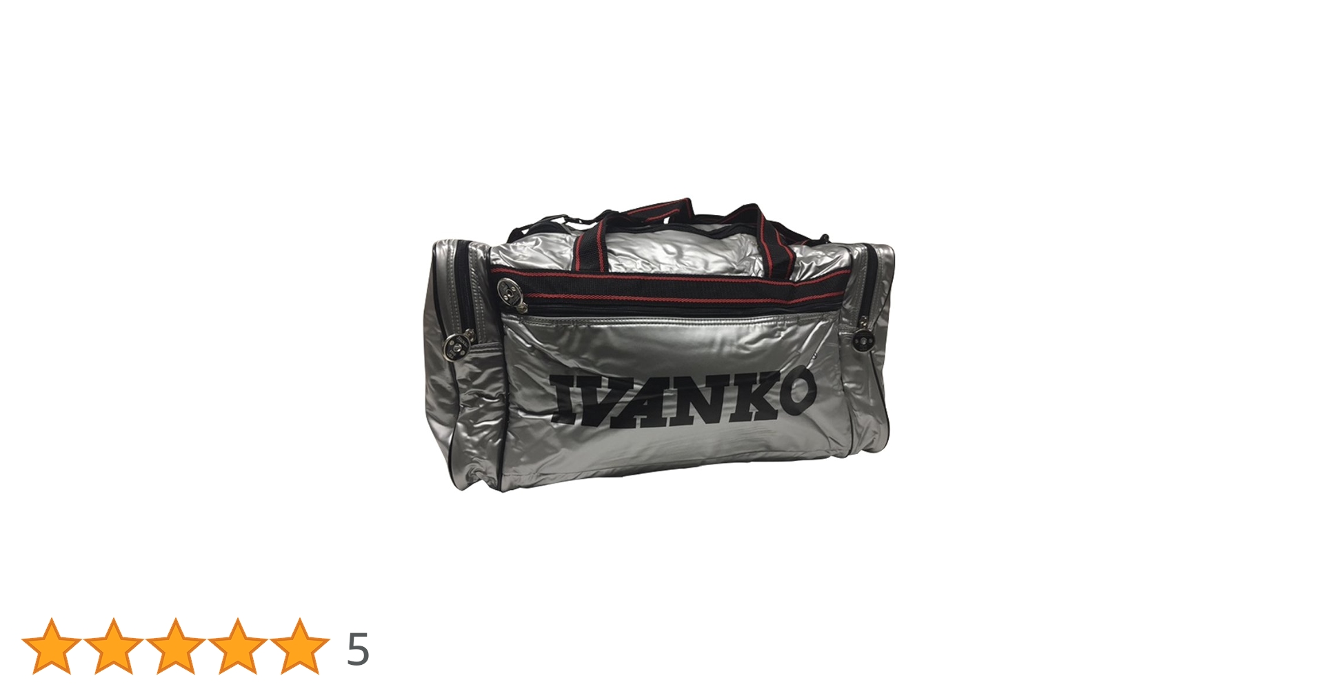 Amazon.co.jp: Ivanko ジムバッグ (シルバー) : ファッション