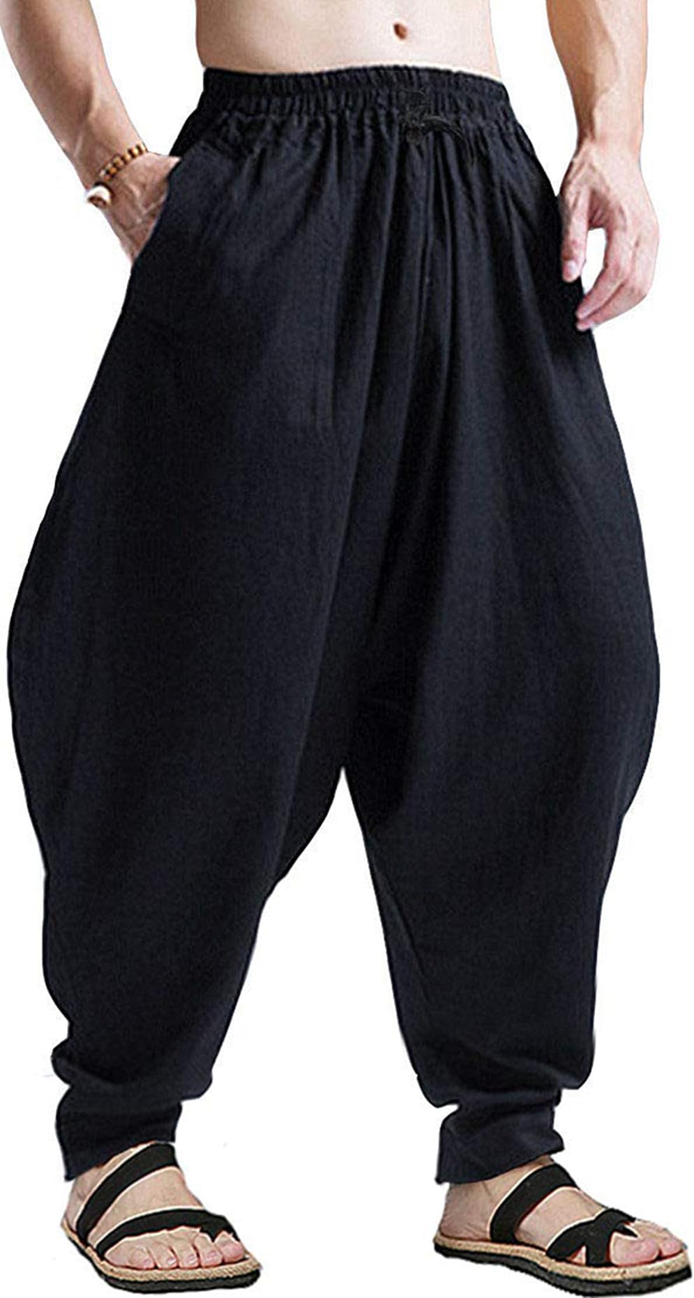 unisex-adult Men Women's Harem Pants Unisex Harem Pants