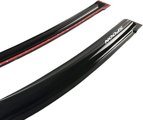 Miniatura 5 de EVPROXP - Visera de ventana compatible con 11-16 CR-Z, deflector de ventilación de ventana lateral, teñido de humo oscuro, JDM 3D ondulado, taza con