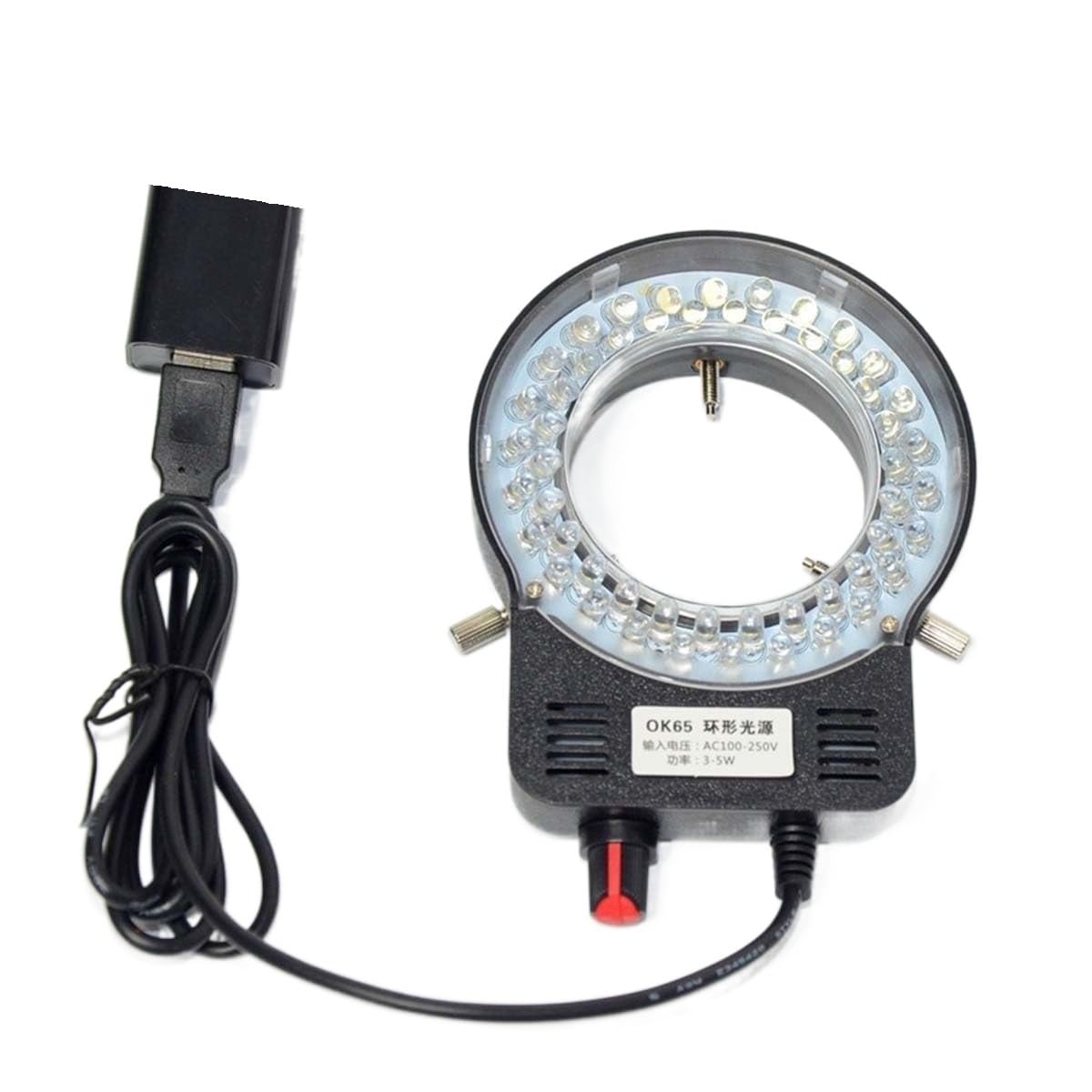 ZTBH Kit D'accessoires Pour Microsc 60 LED Lampe D'éclairage