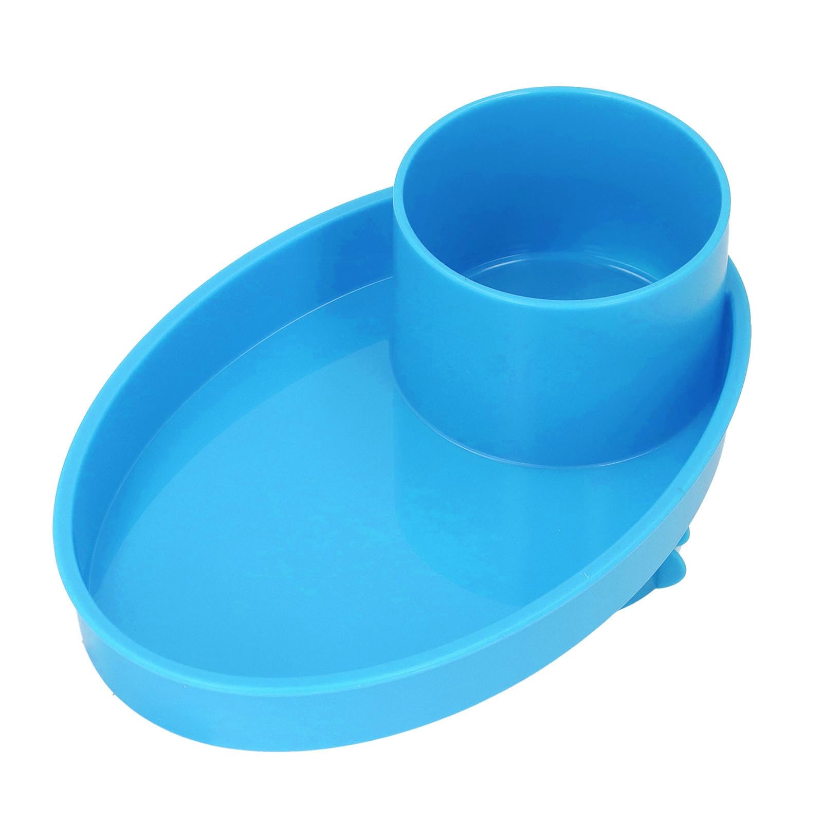 Snack Tray for Kids Car Seat with Secure and Sturdy Design, Versatile Usage, Compact and Portable Design, Easily Attachable, Cup Holder (Blue)