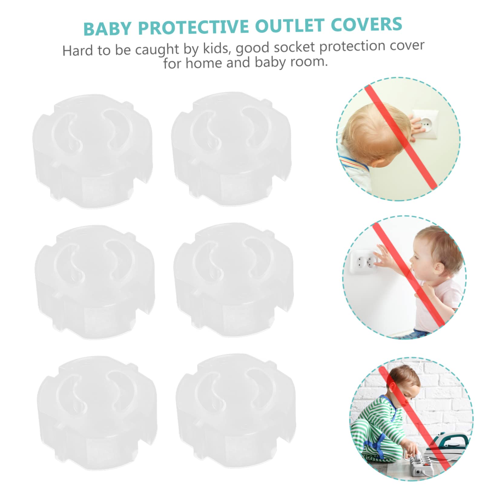 Toyvian 80 Piezas Cubiertas De Enchufe Eléctrico Cubiertas De Enchufes Eléctricos Cubiertas De Enchufe De Seguridad De Corriente Enchufes De Plástico Cubre Cubiertas De Salida Tomas