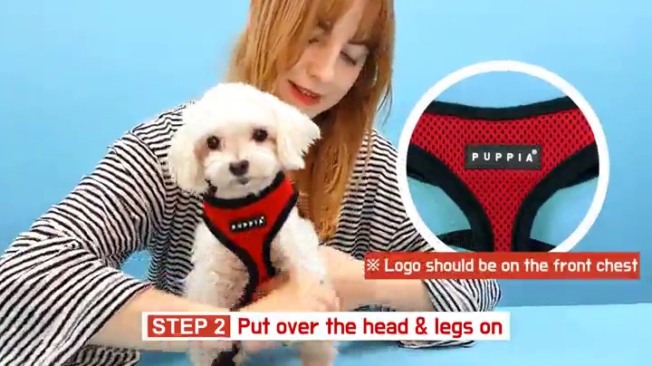 Puppia Soft Dog Harness No Choke Over-The-Head Triple Layered Breathable Mesh Adjustable Chest Belt and Quick-Release… - Image 6