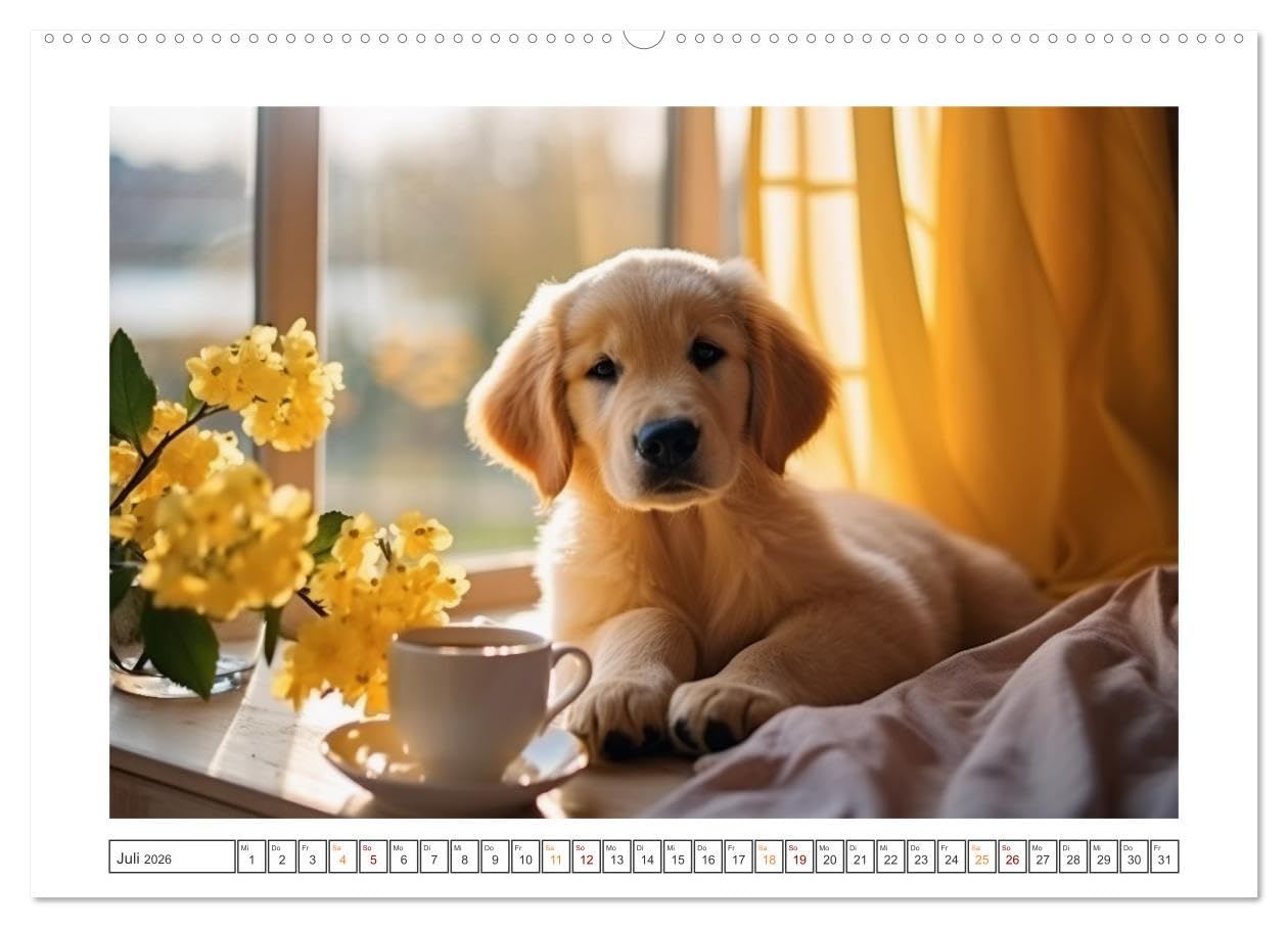 Heute ist mein Tag (hochwertiger Premium Wandkalender 2026 DIN A2 quer), Kunstdruck in Hochglanz: Es ist Zeit, unsere Träume zu verfolgen, unsere ... Potenzial zu einfalten. (CALVENDO Tiere)