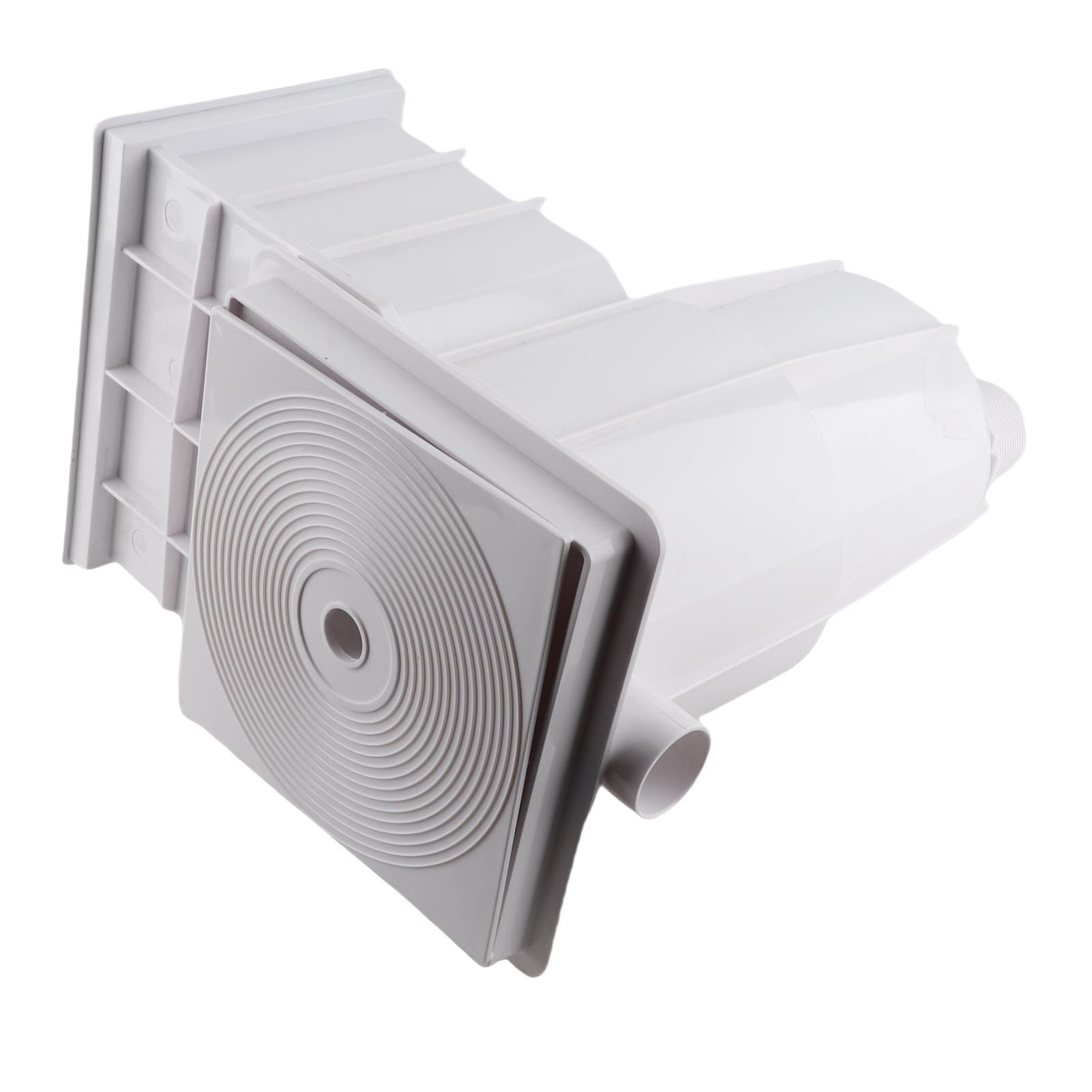 Skimmer de Piscina, Cesta de Skimmer de Plástico con Conexión a Drenaje Sellado Hermético, Accesorios Mantenimiento SPA Piscina Comercial 41.6x37x24.9cm Calibre 14cm