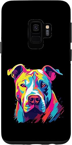 Galaxy S9 Watercolor Colorful Dogo Argentino Dog Case