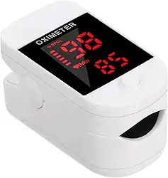 Medidor digital de ponta de dedo Festnight com visor OLED e sensor de oxigênio, saturação