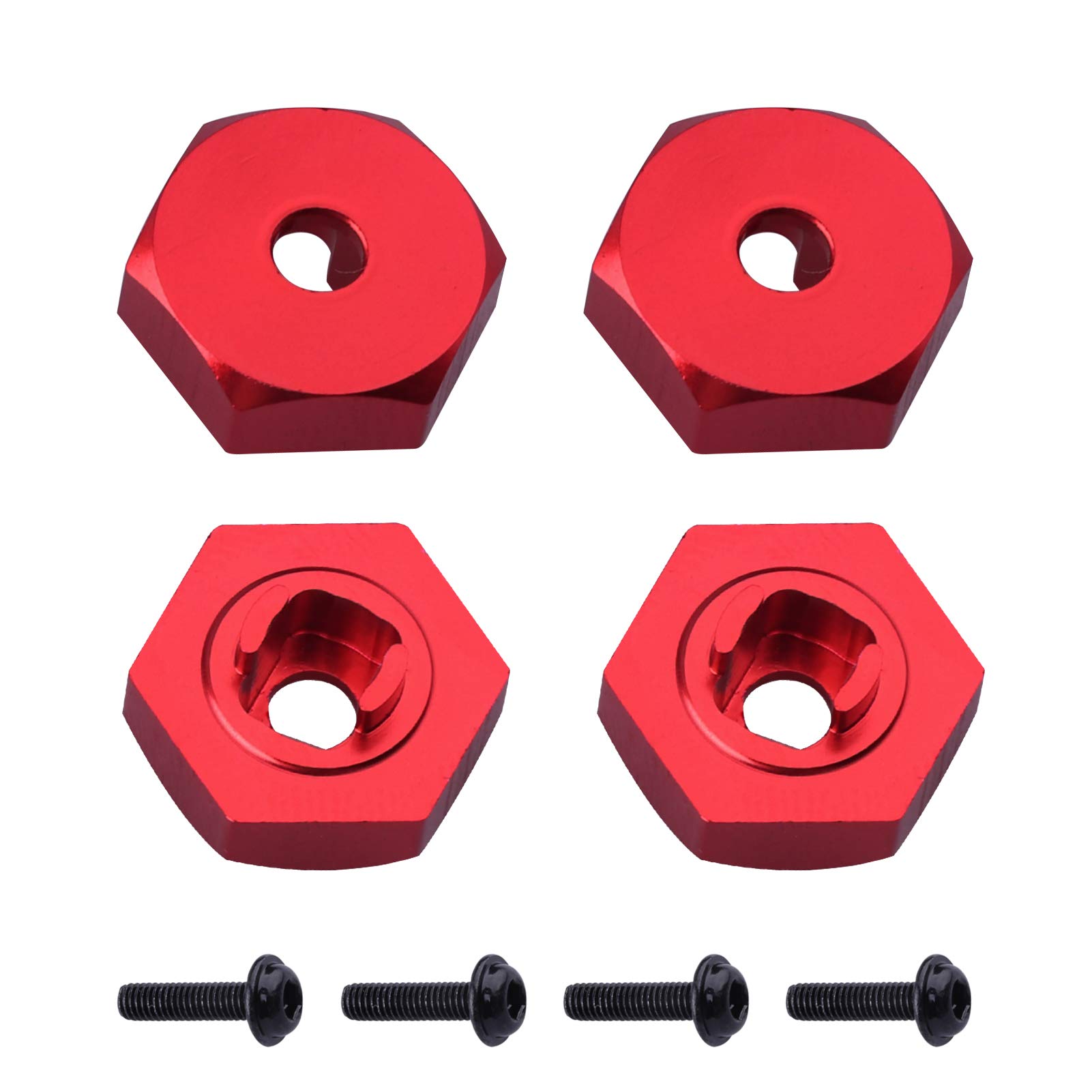 Amazon.com: Hobbypark Aluminum Hex Wheel Hubs for Traxxas 1/18