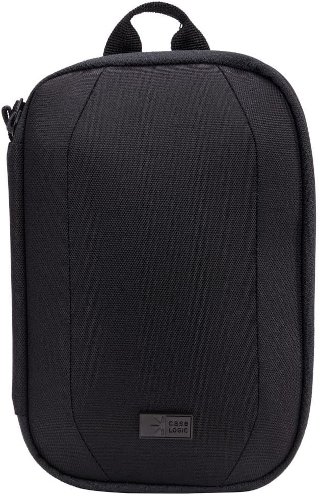 Case Logic Polyester Invigo Medium Electronic Case, 9-3/4"H x 5-15/16"W x 2-13/16"D, 73% Recycled, Black