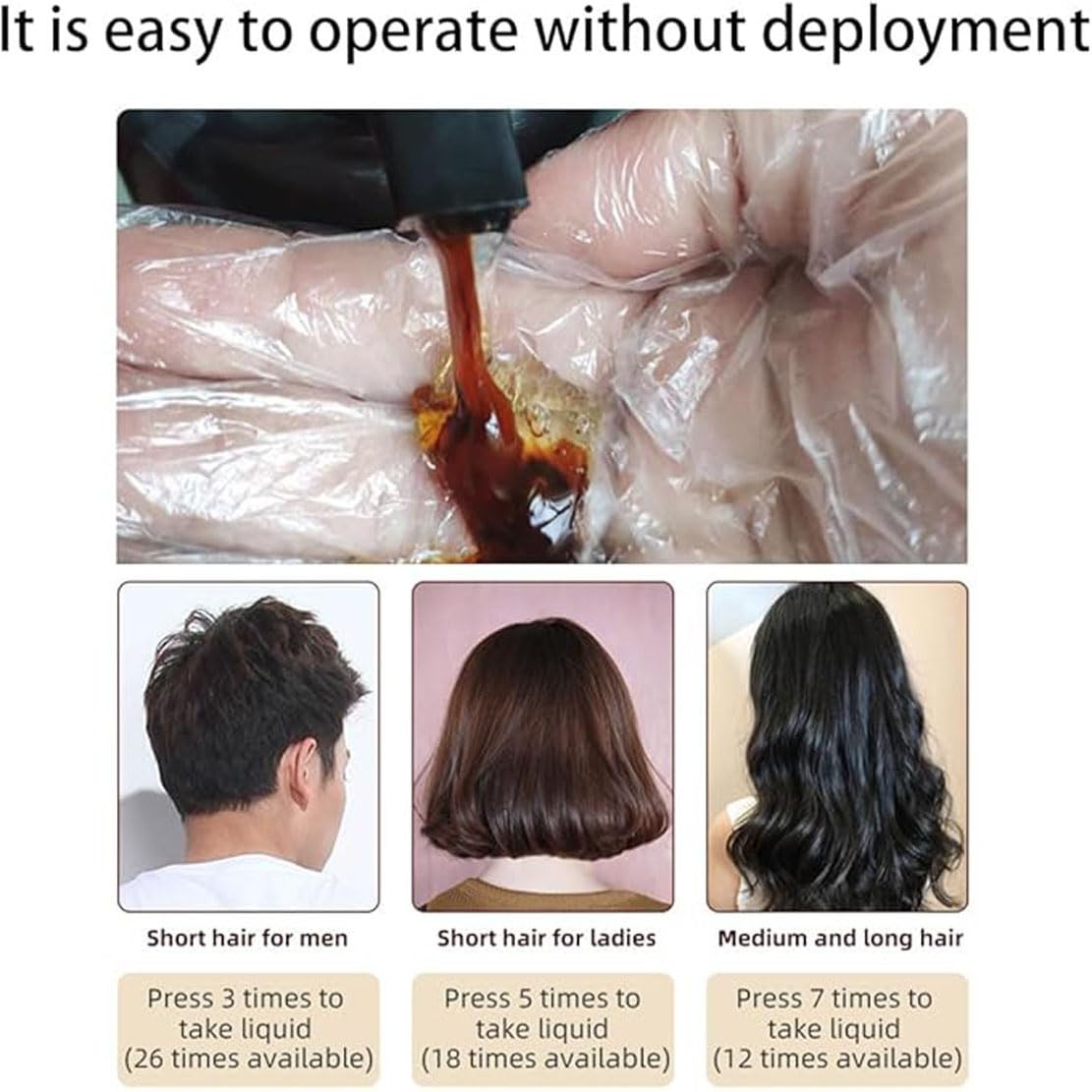 Haarfärbeshampoo, Grauabdeckung, einfach anzuwendende Haarfarbe, langanhaltende Haarfarbe, mit Ginseng und Kräuteressenzen, für Frauen und Männer, 9 Trendfarben, für alle Haartypen (Sliver)