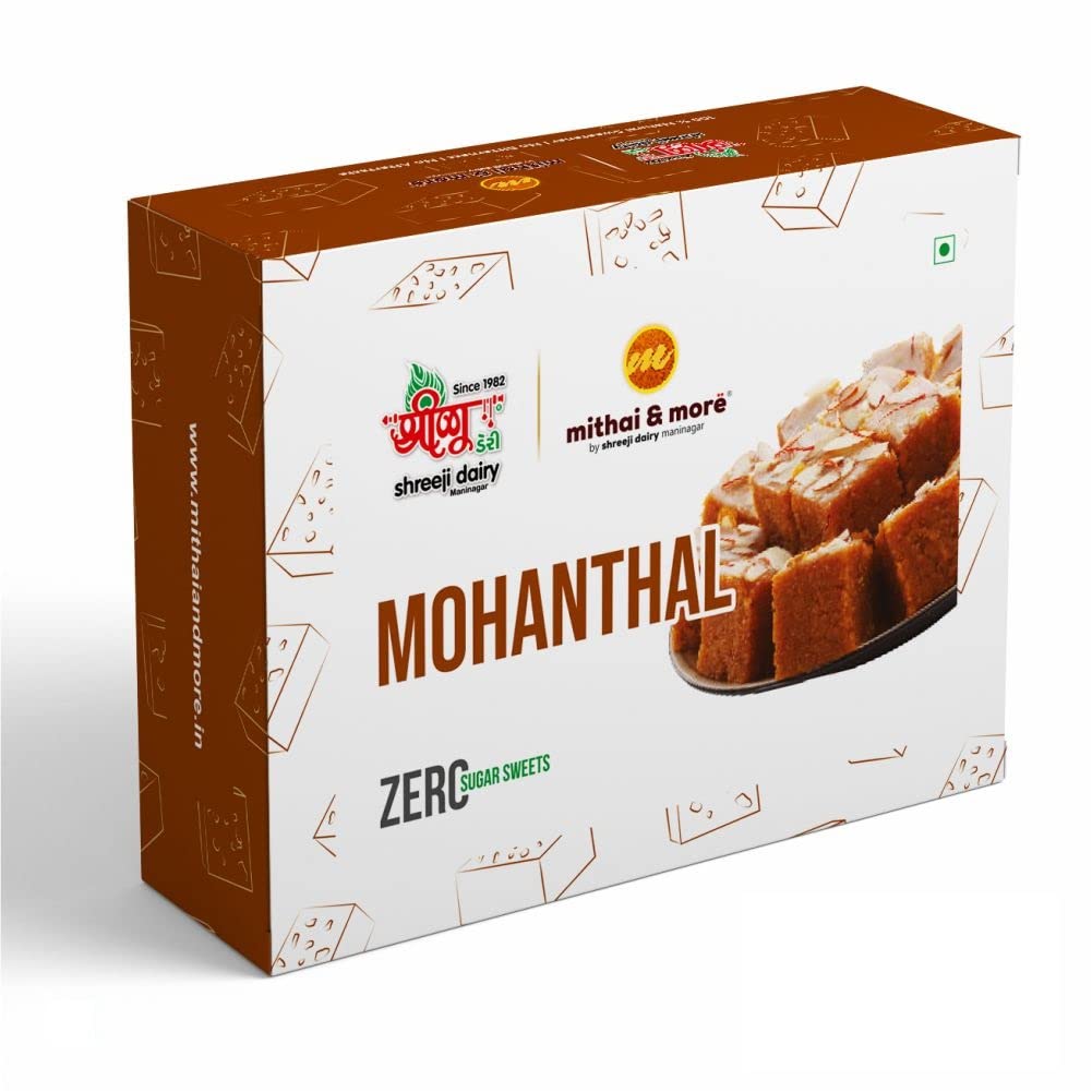 Mithai & More Sugarfree Kesar Mohanthal Gujarati Sweet, 400 Gm (B09W9QLTMK) Amazon Price History, Amazon Price Tracker