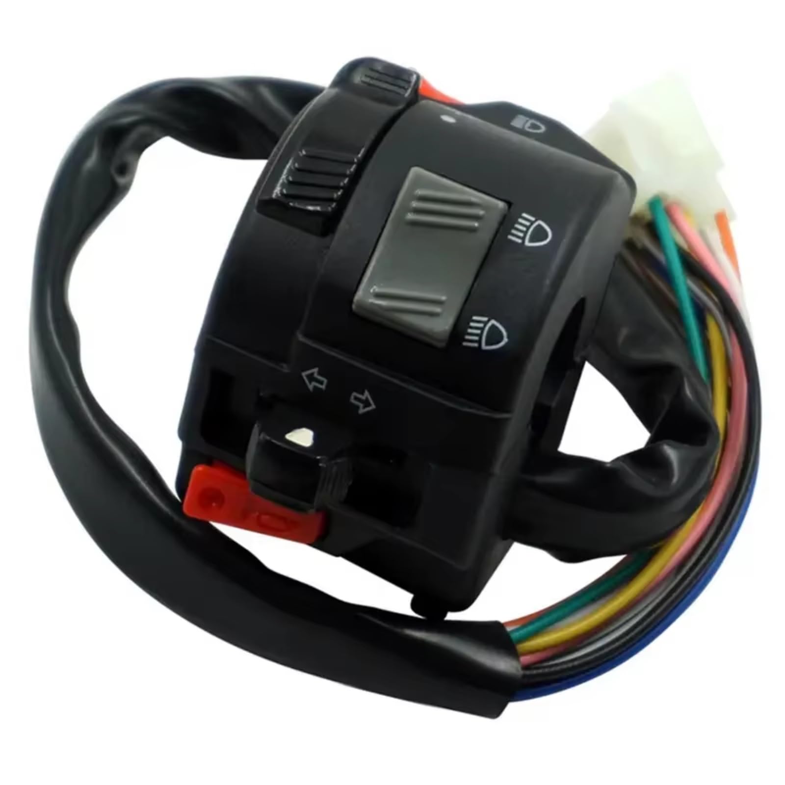 Interruttore Di Controllo Manubrio Sinistro Con Foro Da 2, Cm Per Moto Per Accessori Universali Per Scooter Bici Elettrica E Bike Blocco Comandi Moto