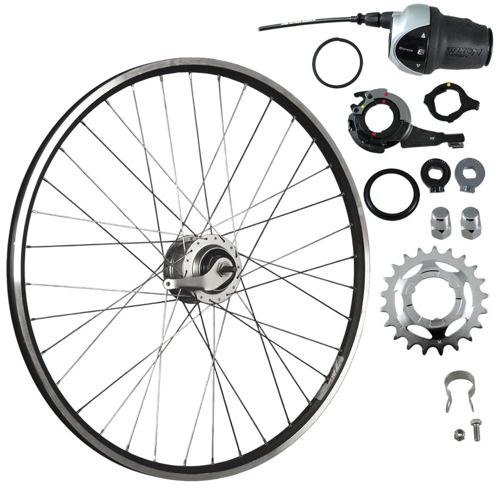 28 Zoll Hinterrad Hohlkammer Shimano Nexus 8 SG-C6001 Rücktritt schwarz