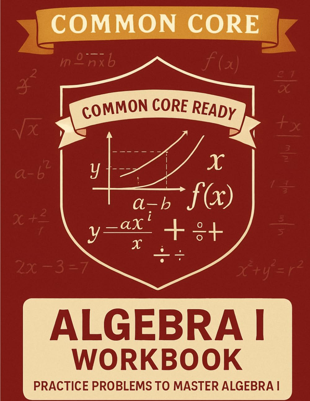 Common Core Algebra I Workbook: A Complete Algebra 1 Practice Guide with Review, Exercises, and Test-Taking Strategies