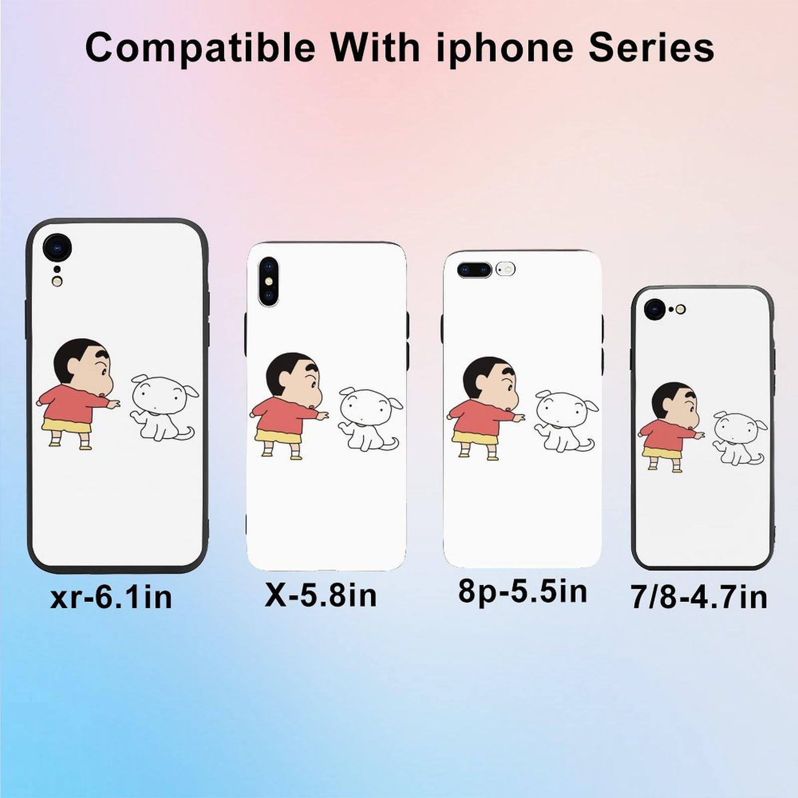 Amazon.co.jp: iPhone15 Pro ケース クレヨンしんちゃん シロ