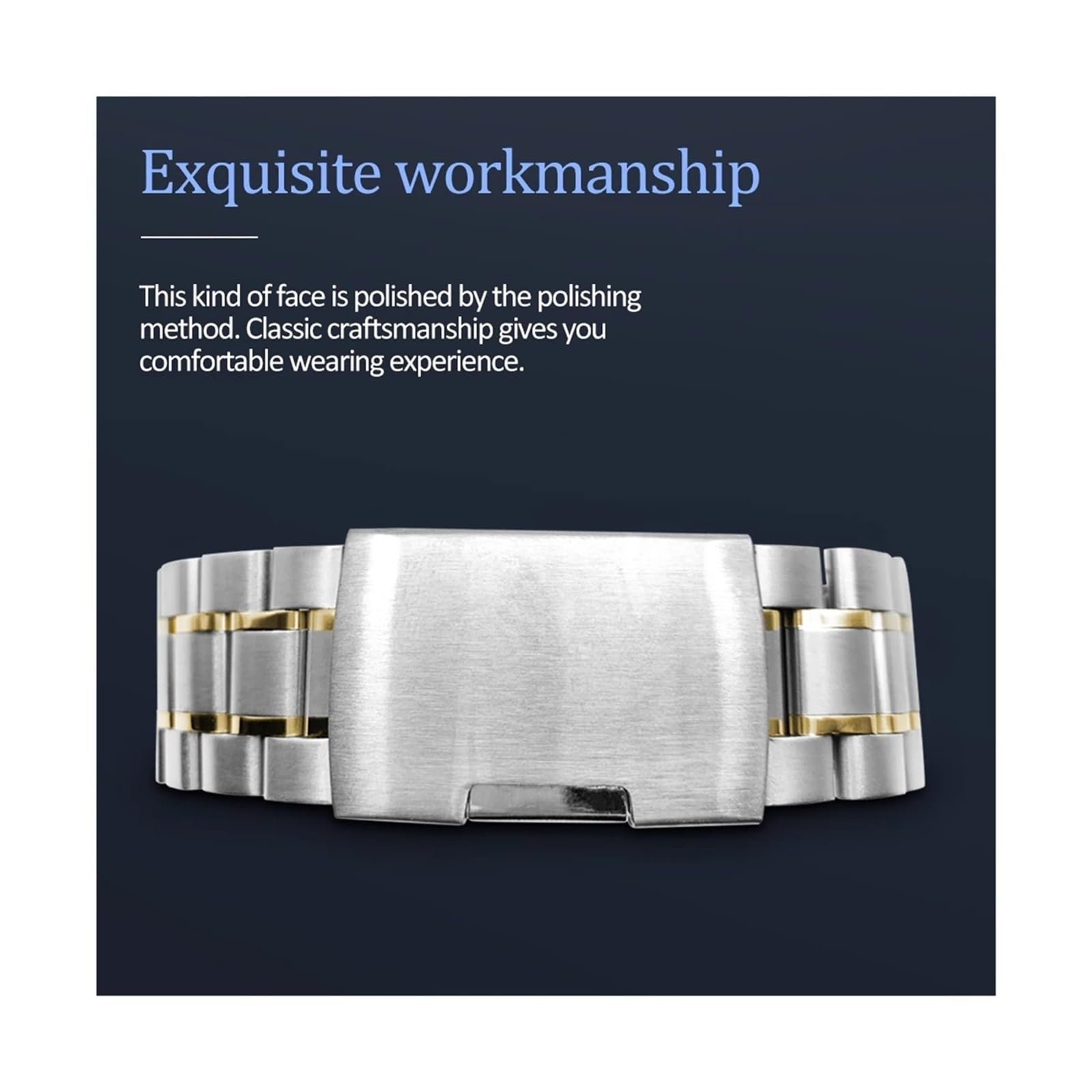 16 mm 18 mm 20 mm 22 mm 24 mm Solide en Acier Inoxydable Bracelet Bracelet Brace-bracette Montres Montres de Montres