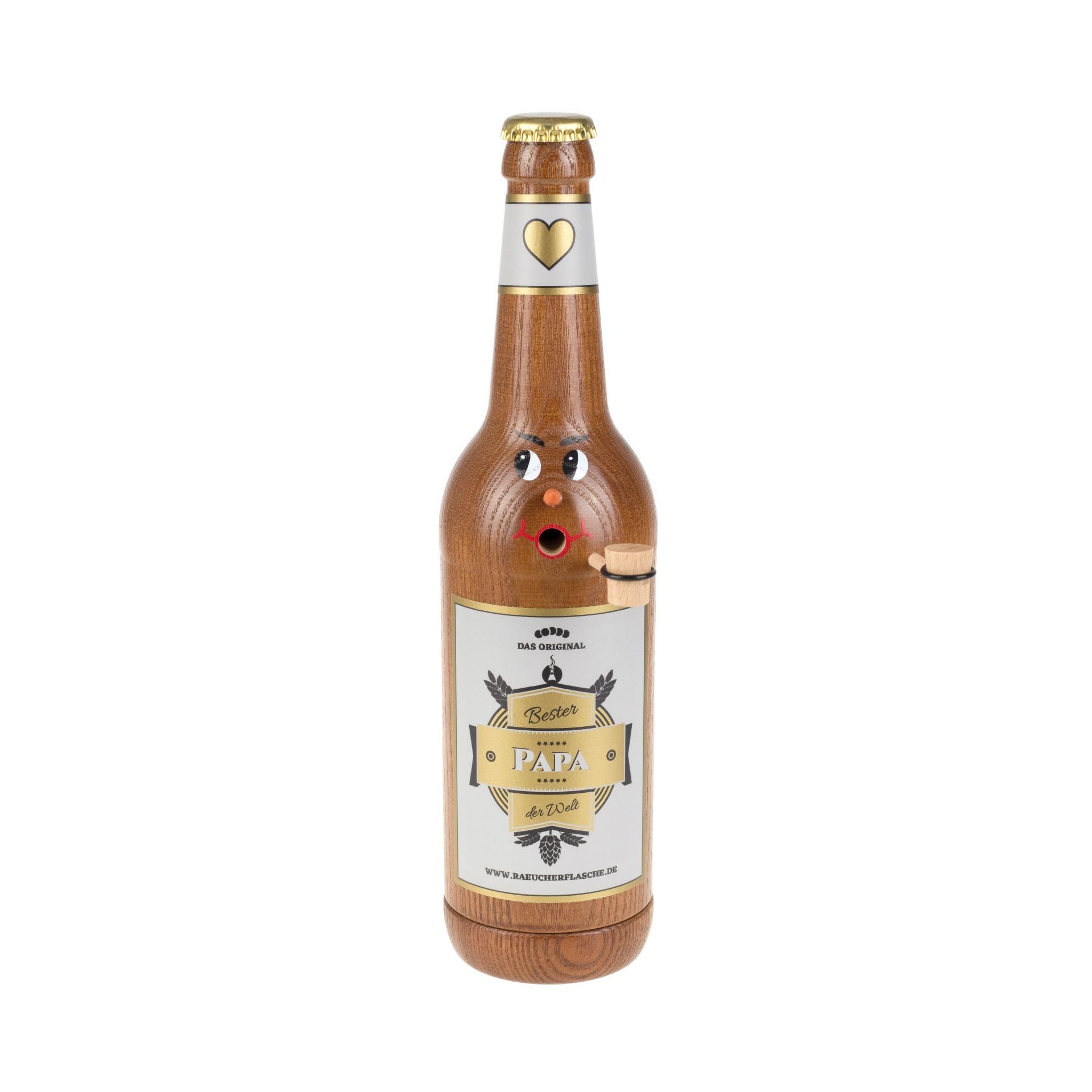 Bier Longneck 0,5 l braun (Bester Papa)
