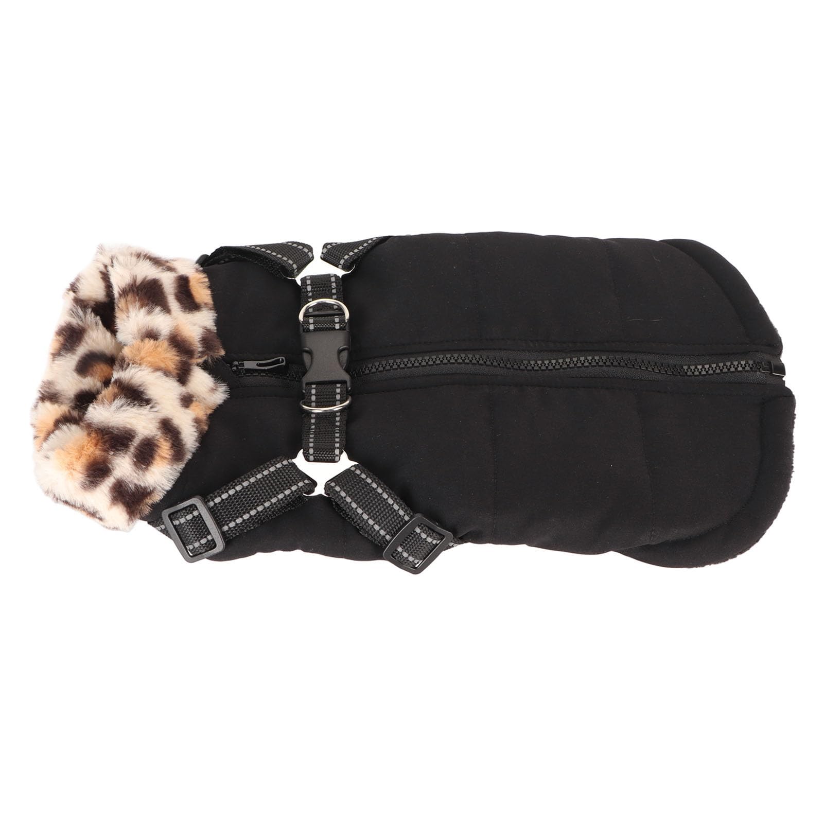 Muiltvoe Warm Dog Jacket, Windproof Cold Protection Reflective Winter Coat with Adjustable Straps, for Outdoor Walking Hiking Pet Dog (XXL)