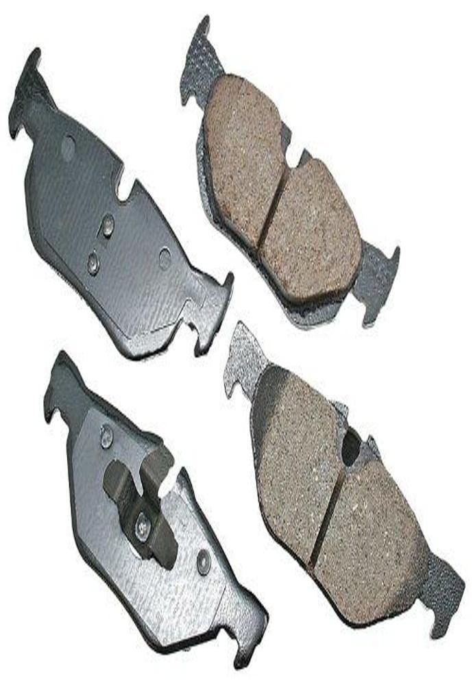 Akebono EUR1267 Euro Ultra Premium Ceramic Disc Brake Pad Kit, GREY