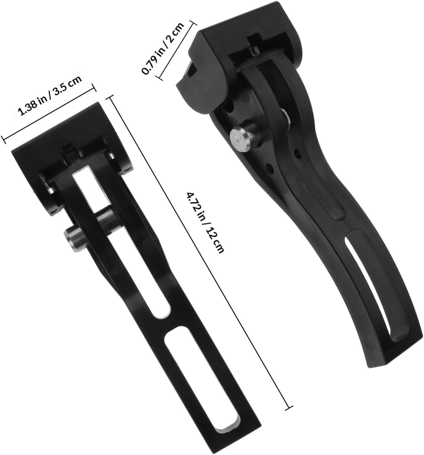 Zerodeko Truck Bed Cover Clip Replacement Black Plastic T-clamp Fastener for Pickup Trifold Tonneau Covers