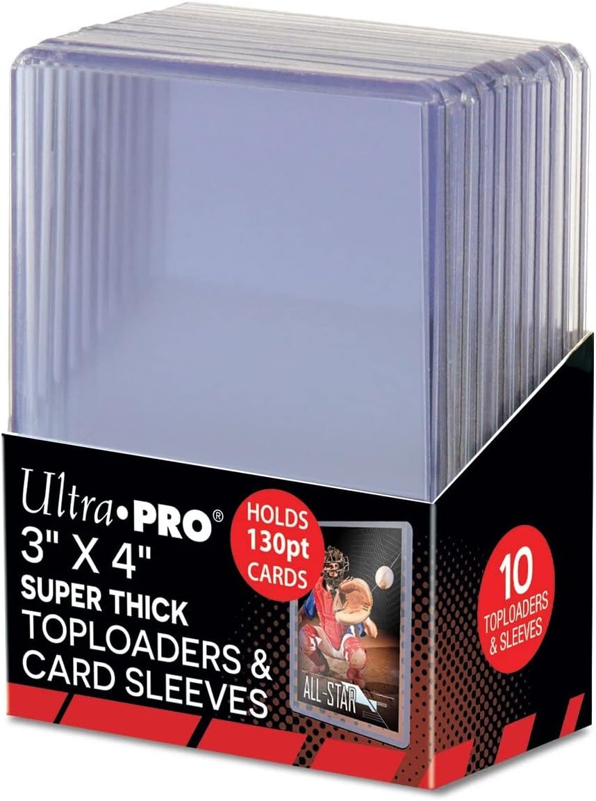 Ultra Pro Top Loader Super Thick 360pt – 5 Custodie Rigide Protettive Per Card Da Collezione