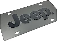 Vista 3 de Placas de vehículo para Jeep en acero al carbono negro