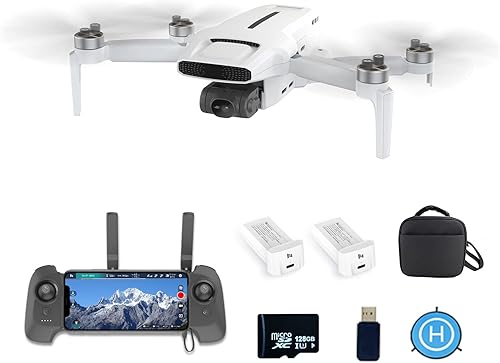 FIMI X8 MINI V2 Drone con cámara 4K, tiempo de vuelo de 37 minutos, transmisión de video de 9 KM, cuadricóptero GPS cardán de 3 ejes para