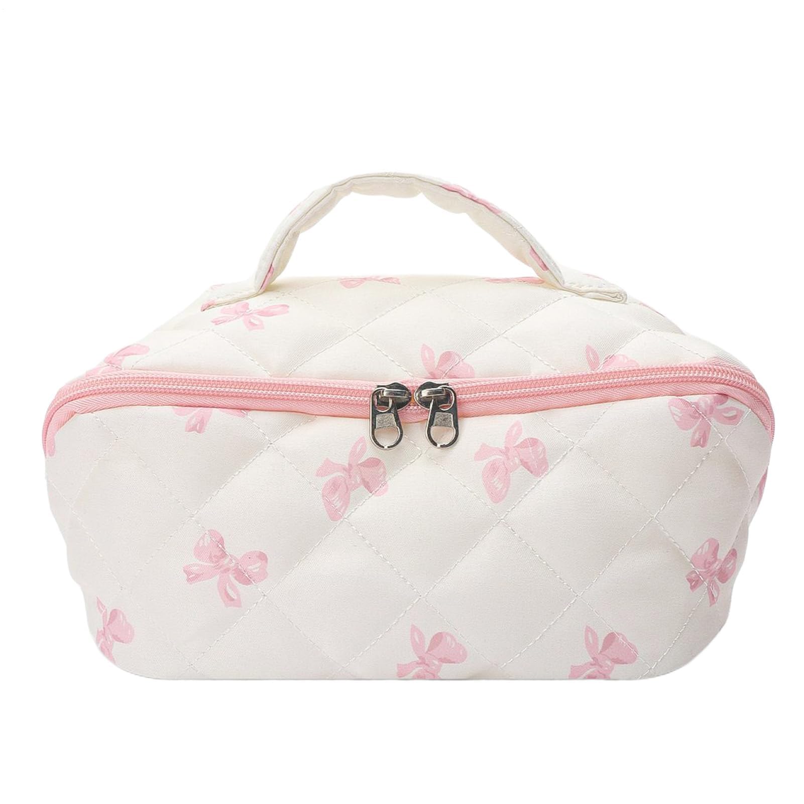 MRKU Trousse de Maquillage matelassée, Grand Organiseur de pinceaux esthétiques