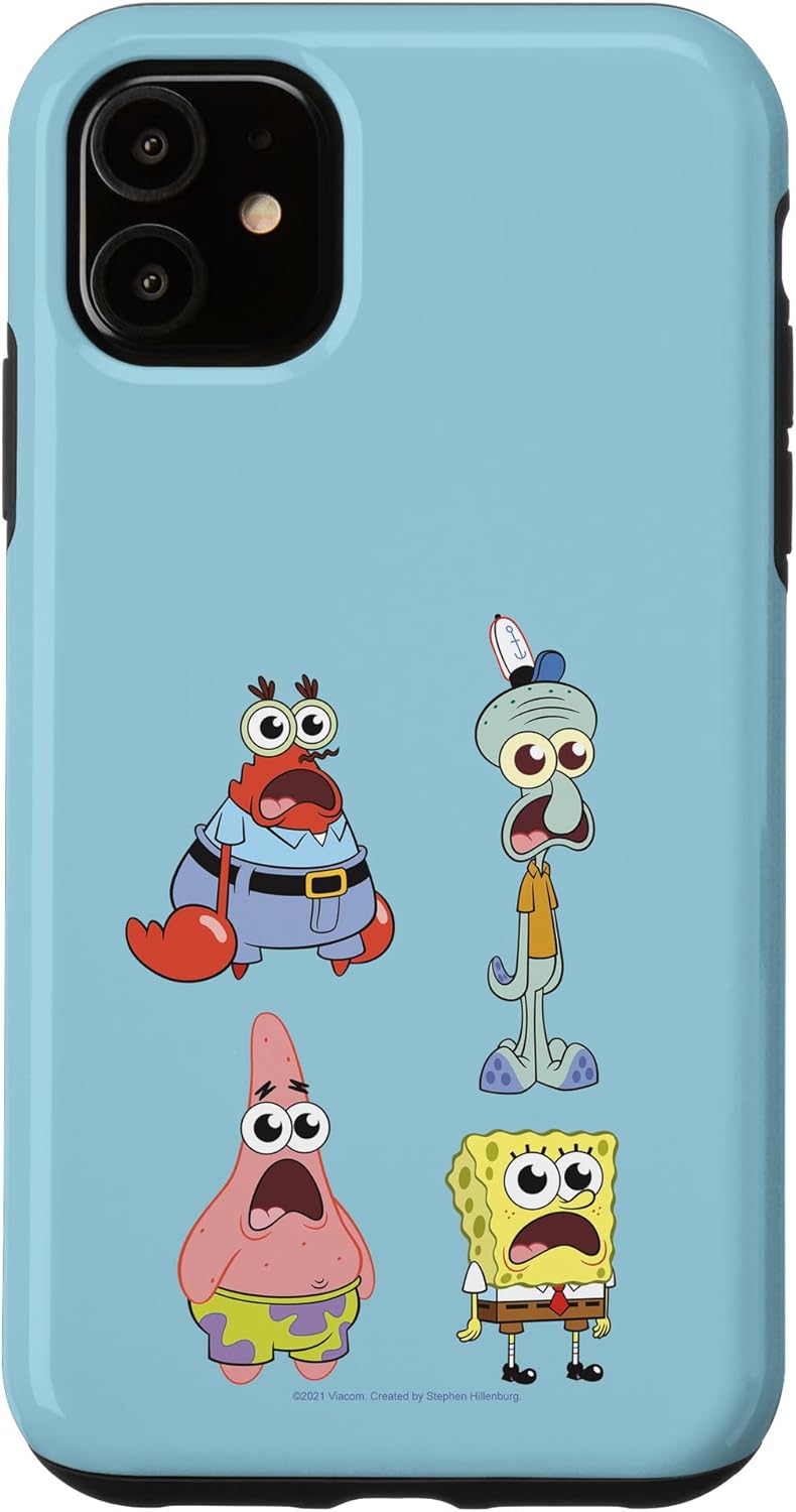 Spongebob Squarepants Group Shot Stare Case for iPhone 17