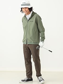 Amazon | [ビームスゴルフ] パンツ ORANGE LABEL サイドロゴ