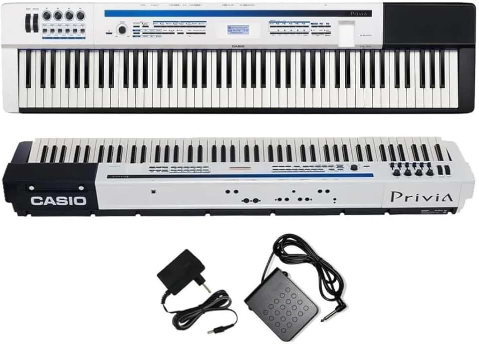 Casio Piano Digital Privia PX-5S WE com 88 Teclas Branco