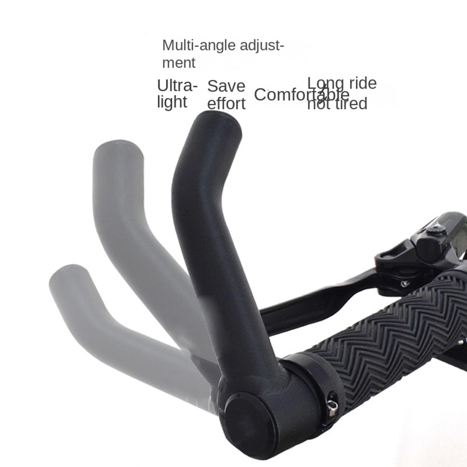 Generico Prolunga Manubrio | Ricambio estremità Impugnatura 21.5-22.2mm per Bicicletta | Terminali di Manubrio Cyclette,per Viaggi su Strada Montagna, Offroad, Escursioni, Campeggio, Trail