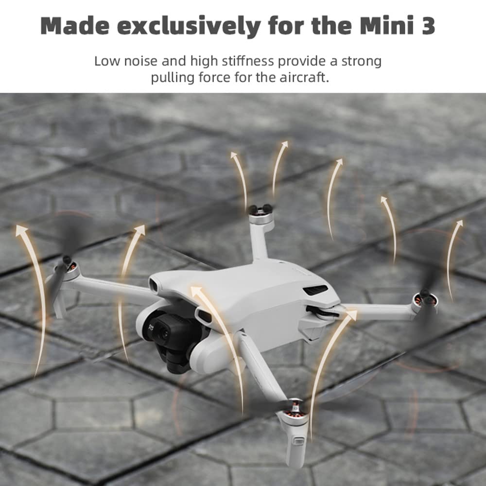 Set di eliche pieghevoli in fibra di carbonio per DJI Mini 3/Mini