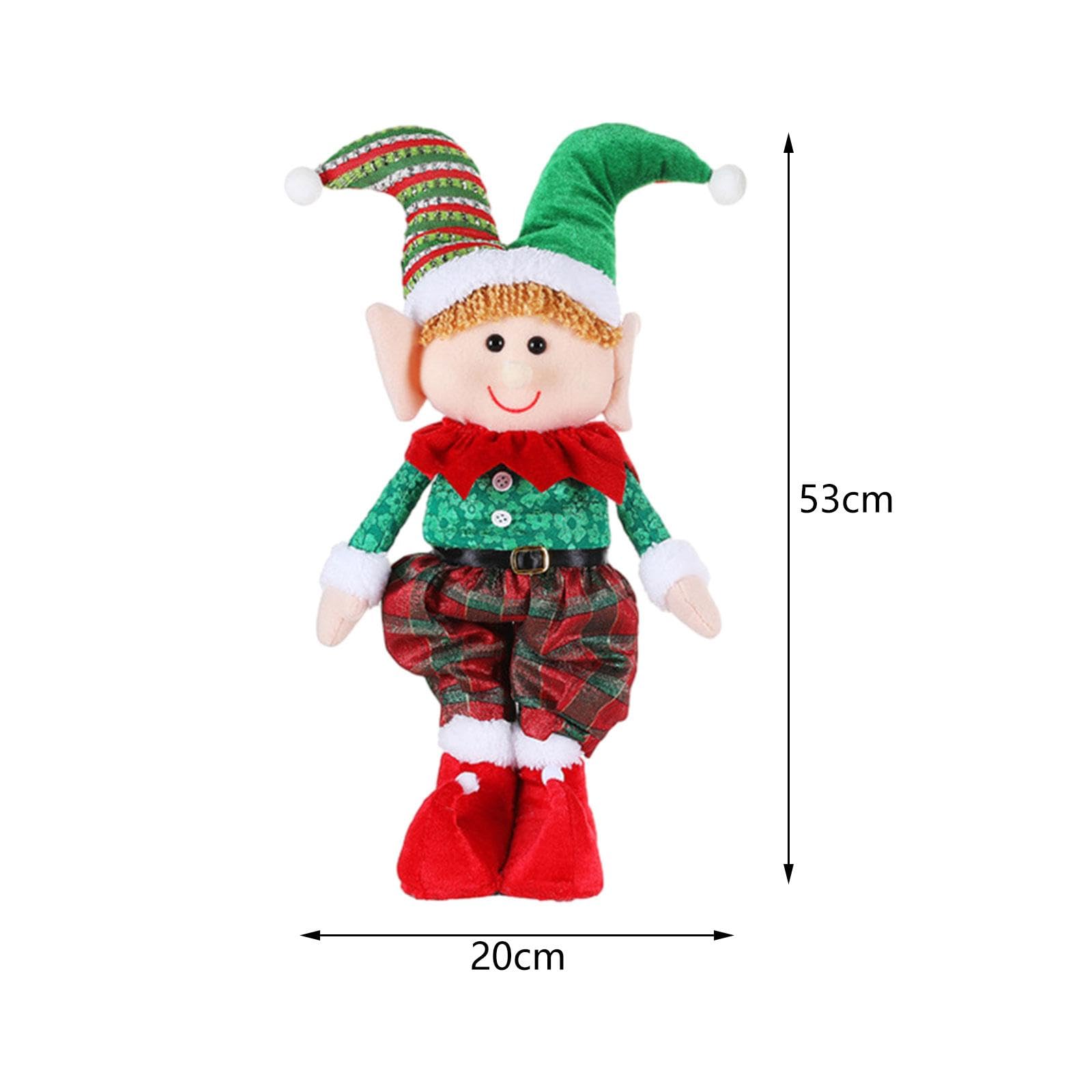 Amazon | GUOOL エルフクリスマス人形ミニおもちゃエルフ人形愛らしい
