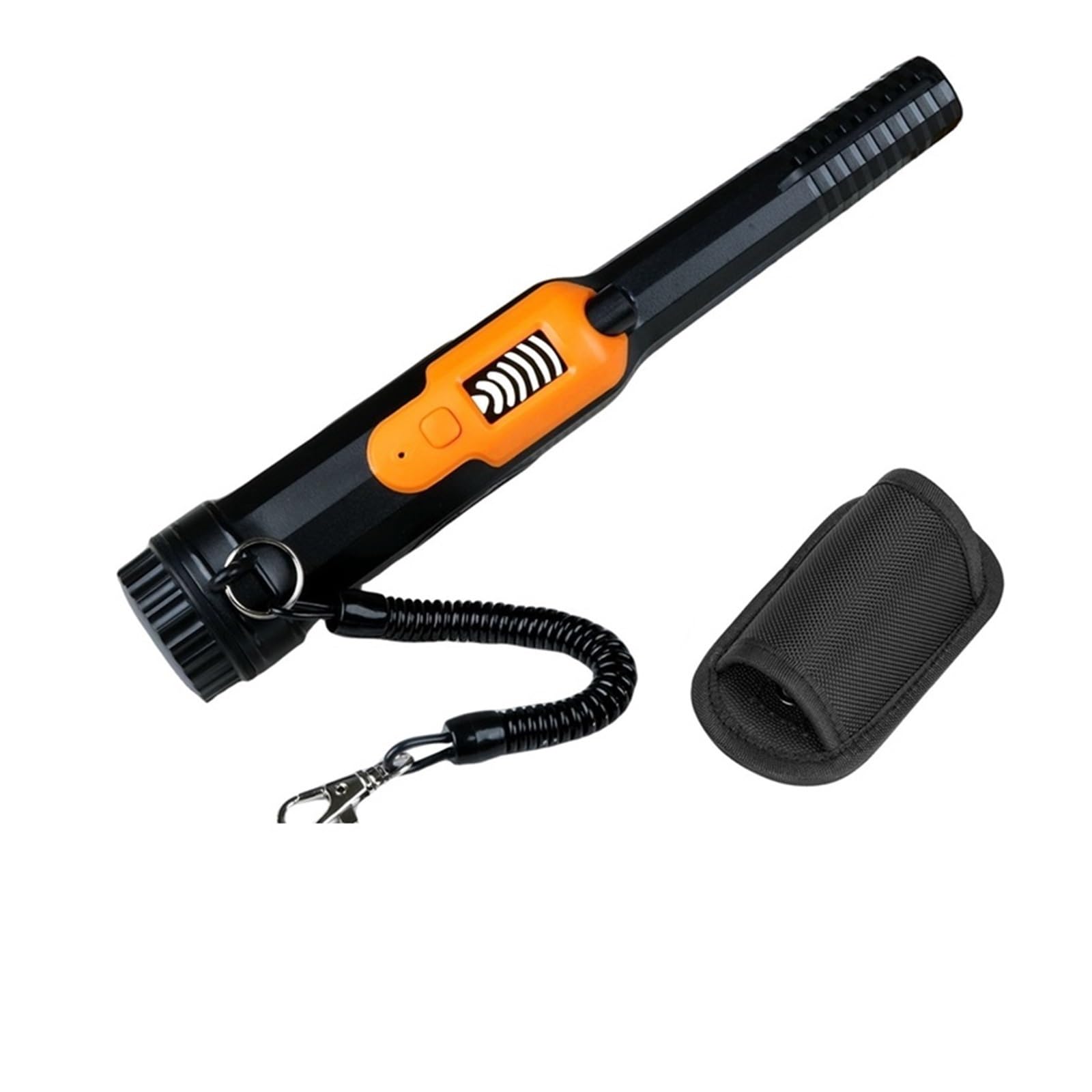 Wykrywacz metali, Wodoodporny wykrywacz metalu z pinpointerem i wyświetlaczem, podwodny wskaźnik pinpointer, 3 tryby, przenośny dla Złoto Srebro Miedź(Orange)