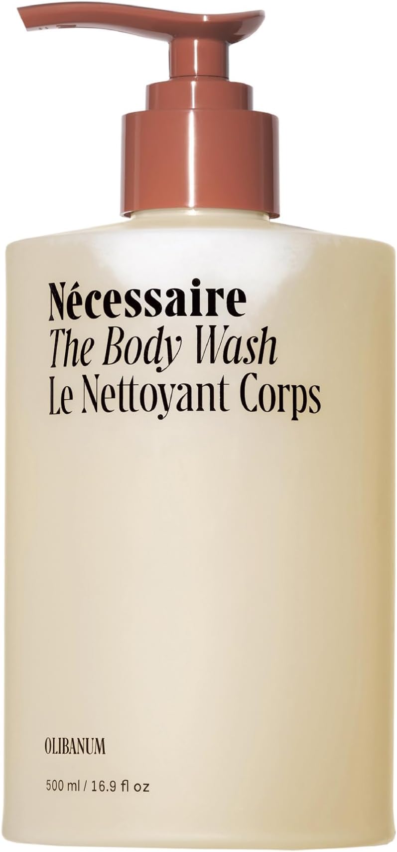 The Body Wash Olibanum - Multi-Oil Shower Gel Body Wash for Women + Men. Non-Comedogenic + Hypoallergenic for Sensitive Skin with Niacinamide. 500ml/16.9 fl oz